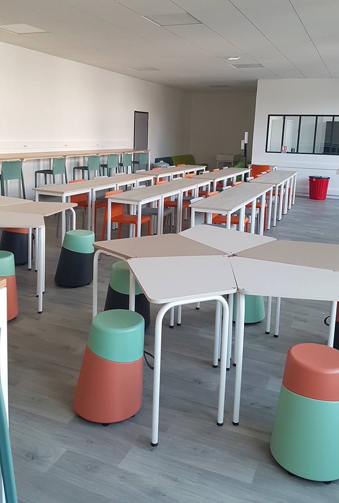 aménagement mobilier école brest
