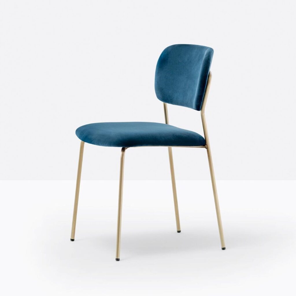 Chaise jazz bleu