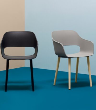 Fauteuils babila noir et blanc