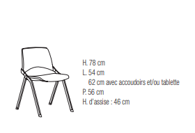 Chaise EMI Dim