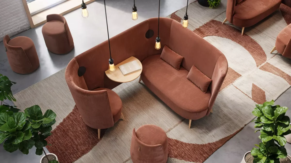 Pouf et fauteuil BOLERO 1